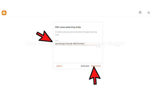 Cara mendaftar blogger 5