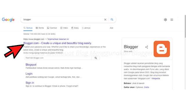 Cara mendaftar blogger 1