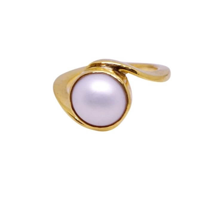 Pearl Rings Buy Online Natural And Certified | Moti Rings