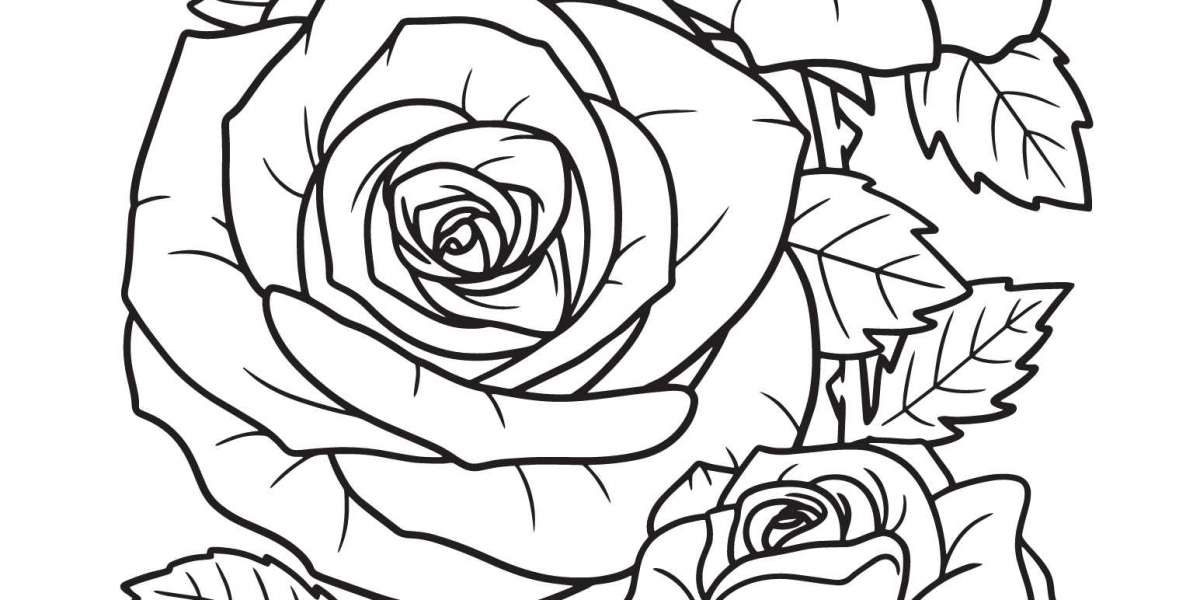 Rose Coloring Pages For Kids
