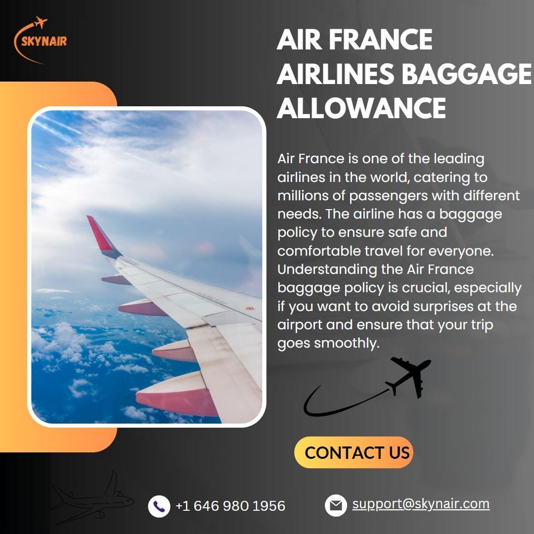 Air France Airlines Extra Baggage Allowance - Skynair -...