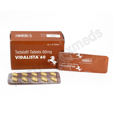 Vidalista 60 Mg Tablets (Tadalafil) - At Australiarxmeds
