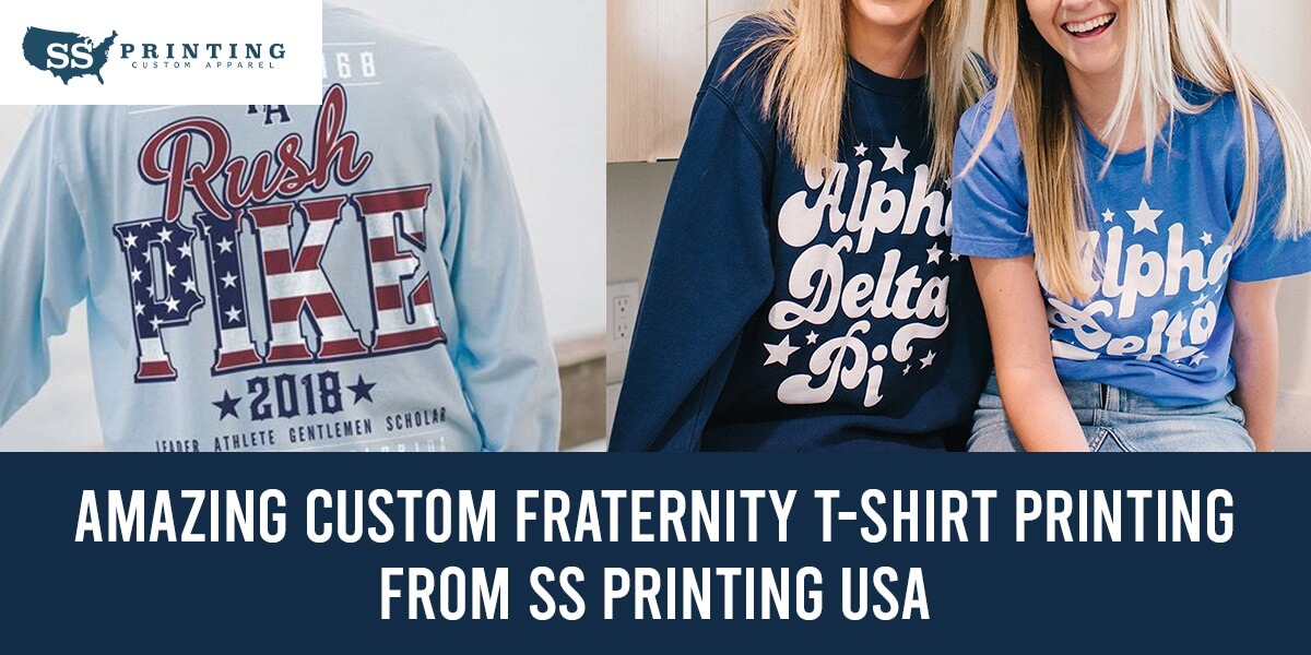 Amazing Custom Fraternity T-shirt Printing from SS Printing USA